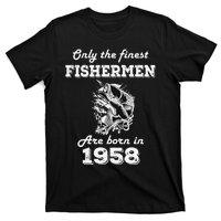 Birthday Gift Fishing Fisherman 1958 64th Birthday T-Shirt