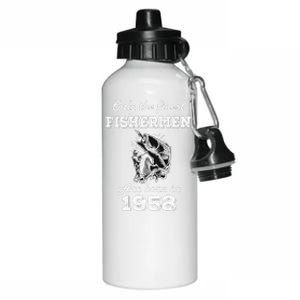 Birthday Gift Fishing Fisherman 1958 64th Birthday Aluminum Water Bottle