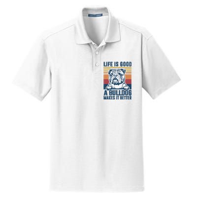 Bulldog Gifts For Dog Dad Dog Mom English Bulldog Dry Zone Grid Polo