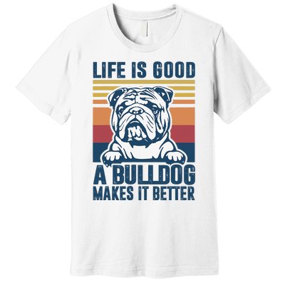 Bulldog Gifts For Dog Dad Dog Mom English Bulldog Premium T-Shirt