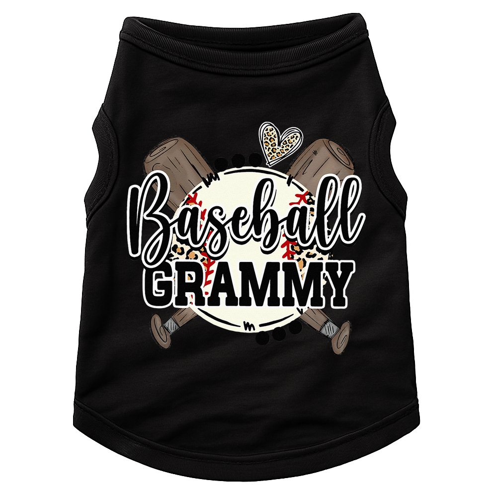 Baseball Grammy Funny Baseball Family Matching Doggie Tank
