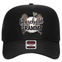 Baseball Grammy Funny Baseball Family Matching High Crown Mesh Back Trucker Hat