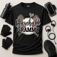 Baseball Grammy Funny Baseball Family Matching Cooling Performance Crew T-Shirt