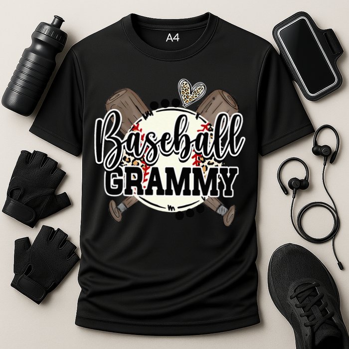 Baseball Grammy Funny Baseball Family Matching Cooling Performance Crew T-Shirt