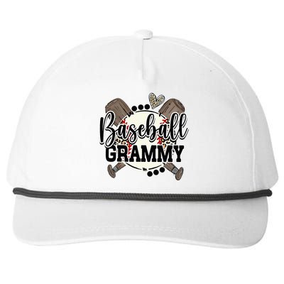 Baseball Grammy Funny Baseball Family Matching Snapback Five-Panel Rope Hat