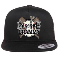 Baseball Grammy Funny Baseball Family Matching Flat Bill Trucker Hat