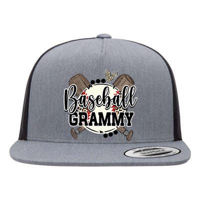 Baseball Grammy Funny Baseball Family Matching Flat Bill Trucker Hat