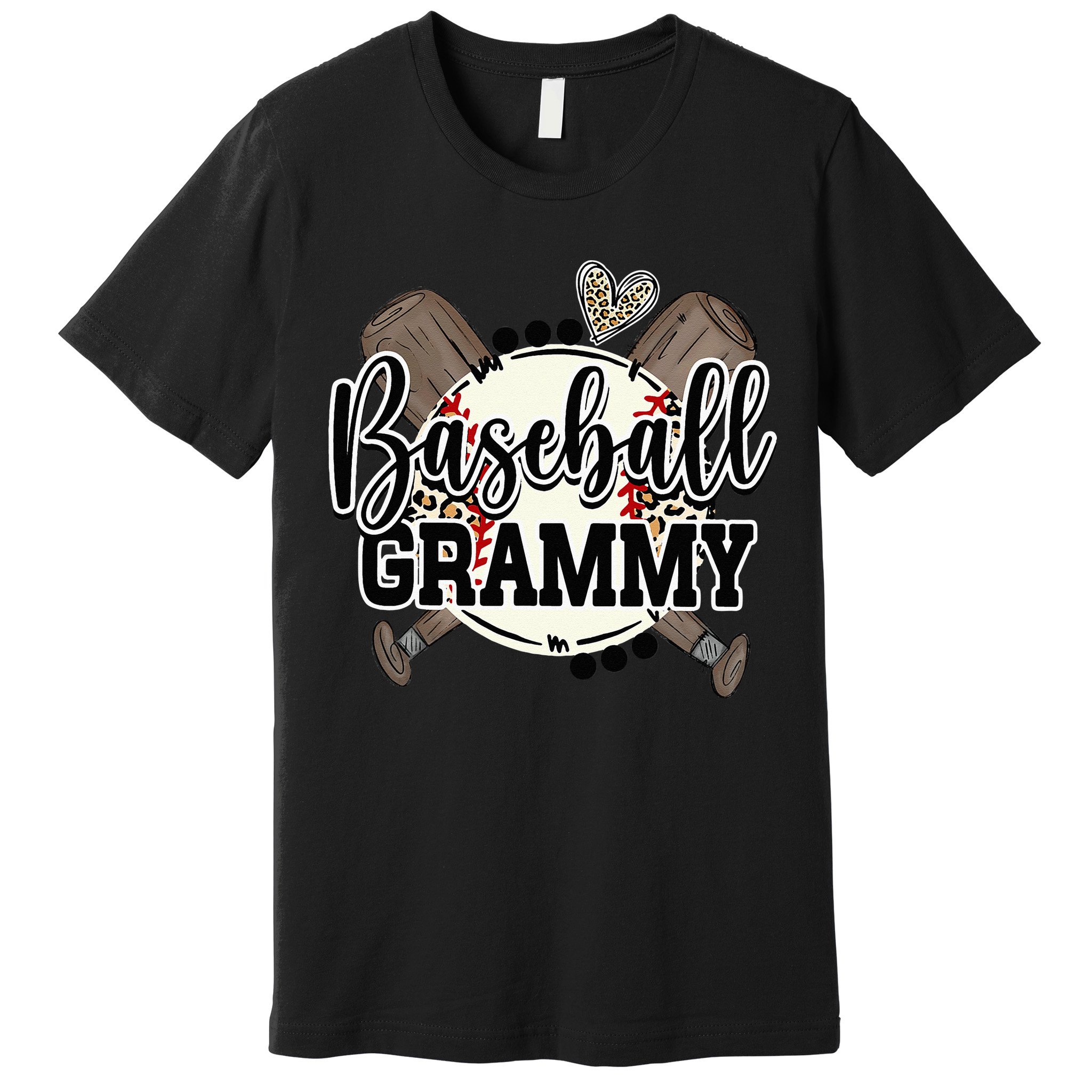 Baseball Grammy Funny Baseball Family Matching Premium T-Shirt
