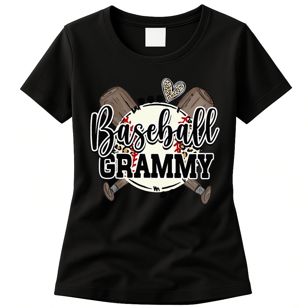 Baseball Grammy Funny Baseball Family Matching Womens T-Shirt