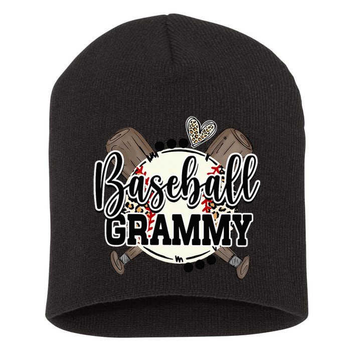 Baseball Grammy Funny Baseball Family Matching Short Acrylic Beanie