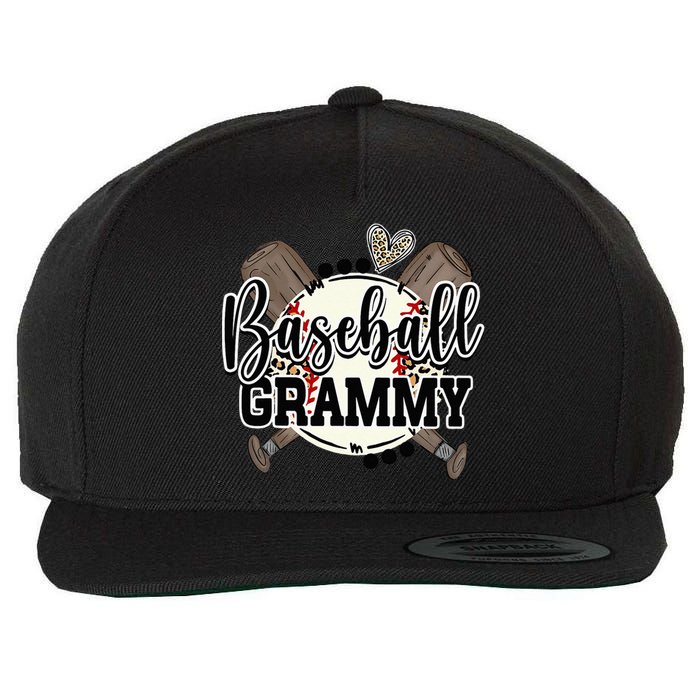 Baseball Grammy Funny Baseball Family Matching Wool Snapback Cap