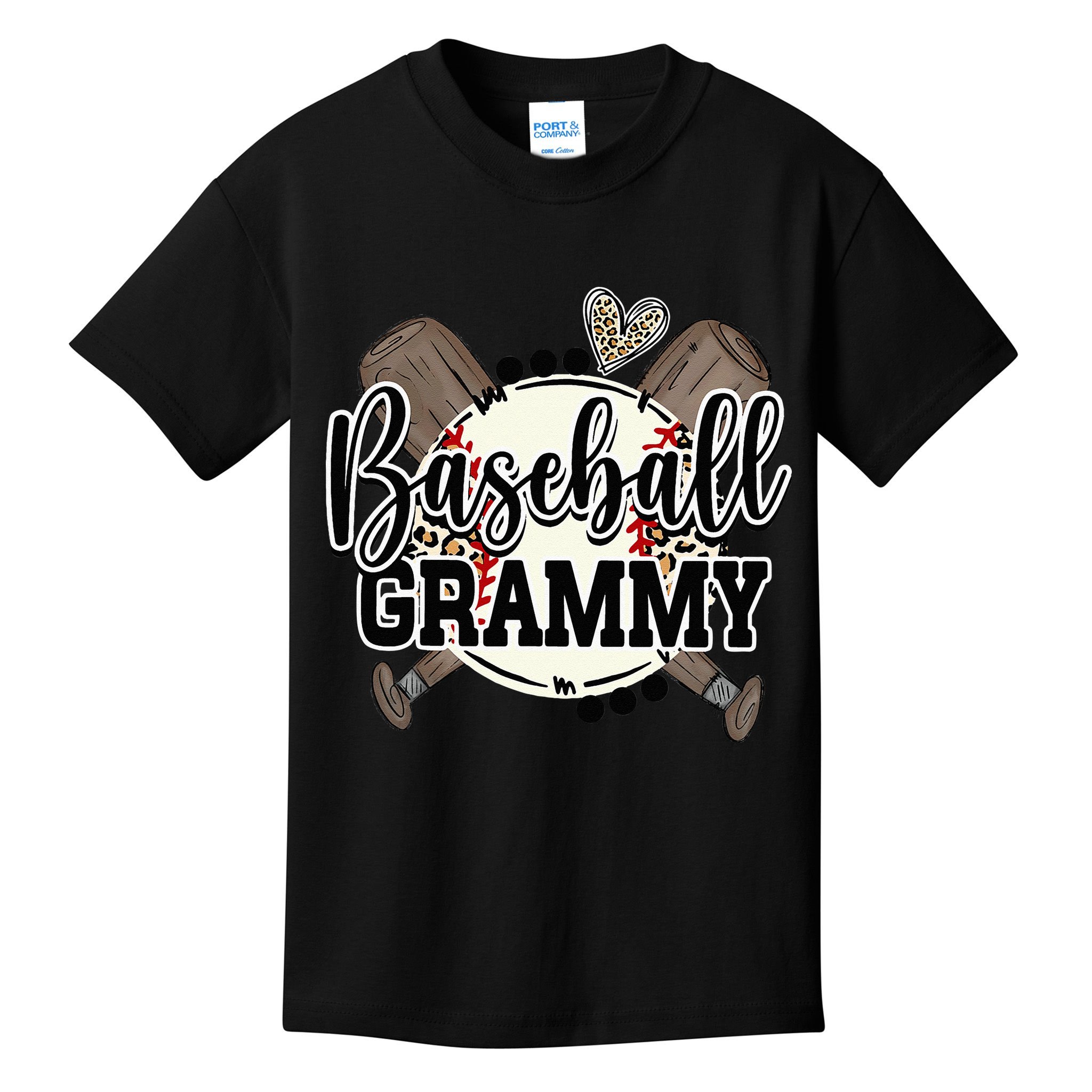 Baseball Grammy Funny Baseball Family Matching Kids T-Shirt