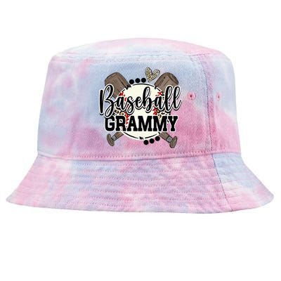 Baseball Grammy Funny Baseball Family Matching Tie-Dyed Bucket Hat