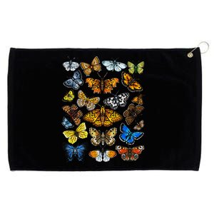 Butterfly Gift For Men Women Kids Butterfly Lover Collection Grommeted Golf Towel