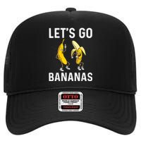 Banana Gift For Men Women Boy Girl Kids Banana Fruit Lover High Crown Mesh Back Trucker Hat