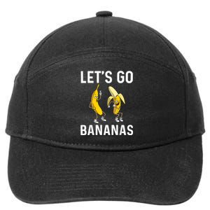 Banana Gift For Men Women Boy Girl Kids Banana Fruit Lover 7-Panel Snapback Hat