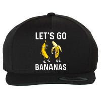 Banana Gift For Men Women Boy Girl Kids Banana Fruit Lover Wool Snapback Cap