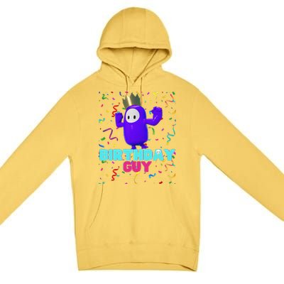 Birthday Guy Fun Popular Video Game Theme Birthday Premium Pullover Hoodie