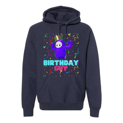 Birthday Guy Fun Popular Video Game Theme Birthday Premium Hoodie