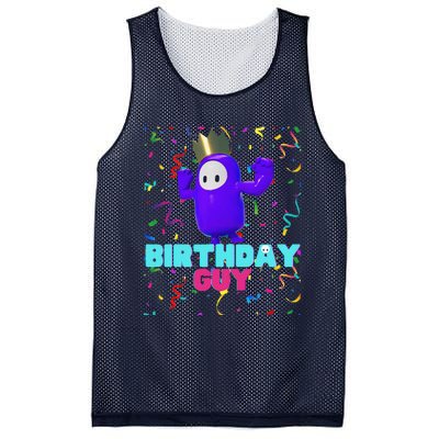 Birthday Guy Fun Popular Video Game Theme Birthday Mesh Reversible Basketball Jersey Tank