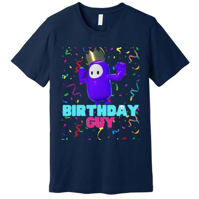 Birthday Guy Fun Popular Video Game Theme Birthday Premium T-Shirt