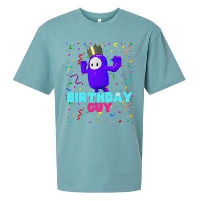 Birthday Guy Fun Popular Video Game Theme Birthday Sueded Cloud Jersey T-Shirt