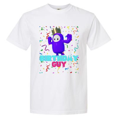 Birthday Guy Fun Popular Video Game Theme Birthday Garment-Dyed Heavyweight T-Shirt