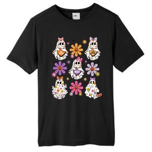 Boo Ghost Floral Halloween Cute Boo Ghoul Tall Fusion ChromaSoft Performance T-Shirt