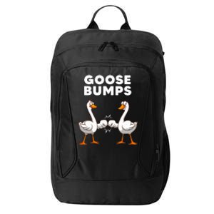 Best Goose For Goose Bumps Waterfowl Animal Pun City Backpack