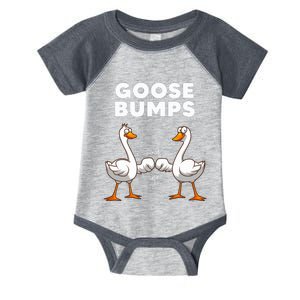 Best Goose For Goose Bumps Waterfowl Animal Pun Infant Baby Jersey Bodysuit