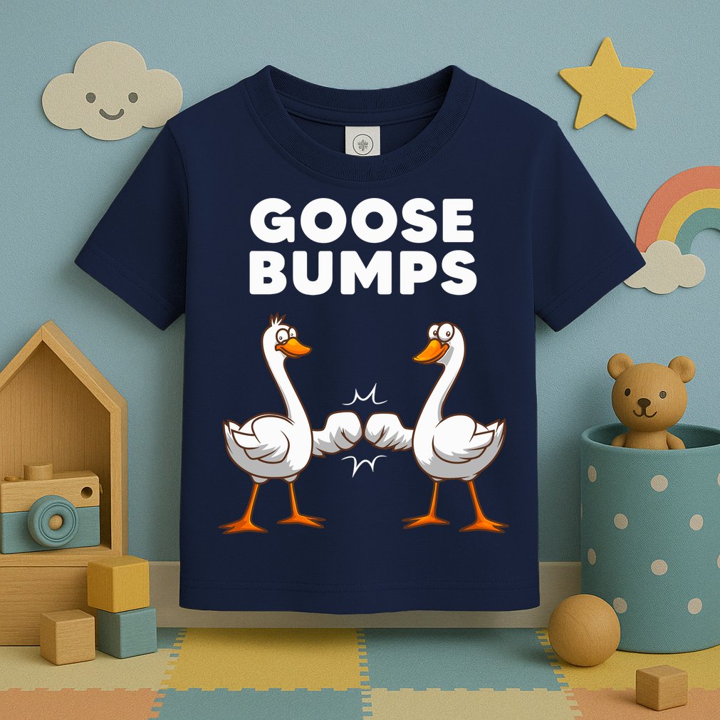 Best Goose For Goose Bumps Waterfowl Animal Pun Toddler T-Shirt