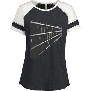 Bass Guitar Fret Musician Enza Ladies Jersey Colorblock Tee