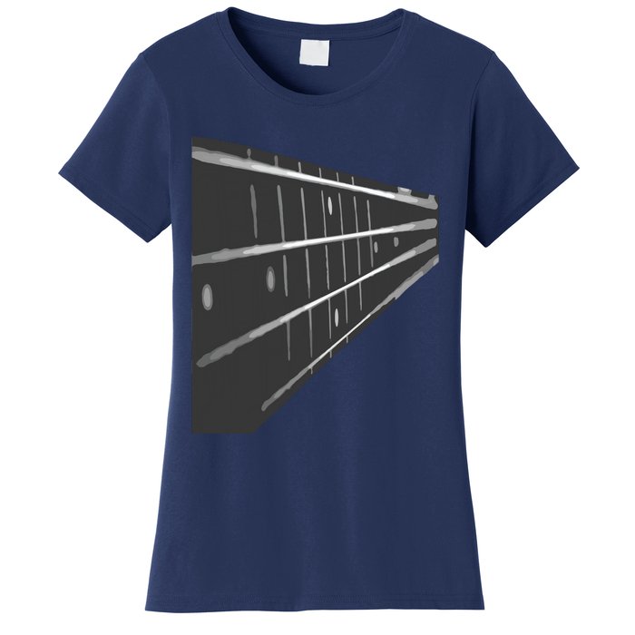 Bass Guitar Fret Musician Women's T-Shirt