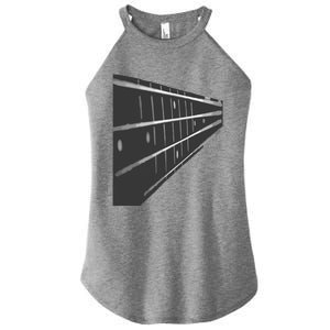 Bass Guitar Fret Musician Women's Perfect Tri Rocker Tank