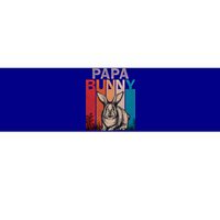 Bunny Graphic Family Matching Retro Papa Easter Day Costume Meaningful Gift Bumper Sticker