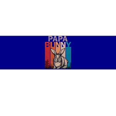 Bunny Graphic Family Matching Retro Papa Easter Day Costume Meaningful Gift Bumper Sticker