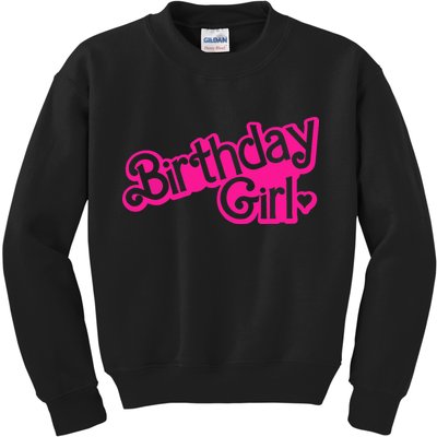 Birthday Girl Funny Birthday Kids Sweatshirt