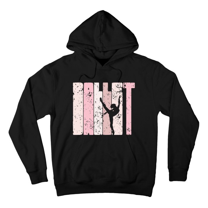 Ballet Gift For N Girl Silhouette Girl Ballet Dance Hoodie