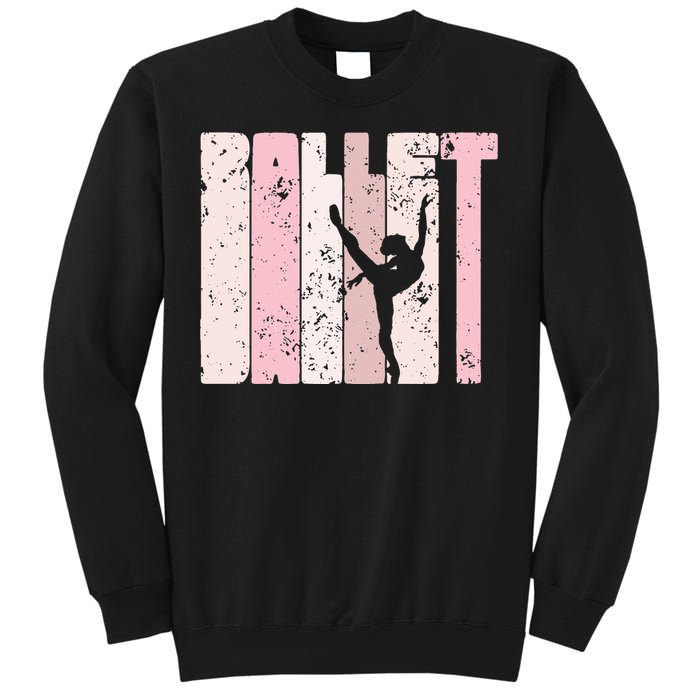 Ballet Gift For N Girl Silhouette Girl Ballet Dance Sweatshirt