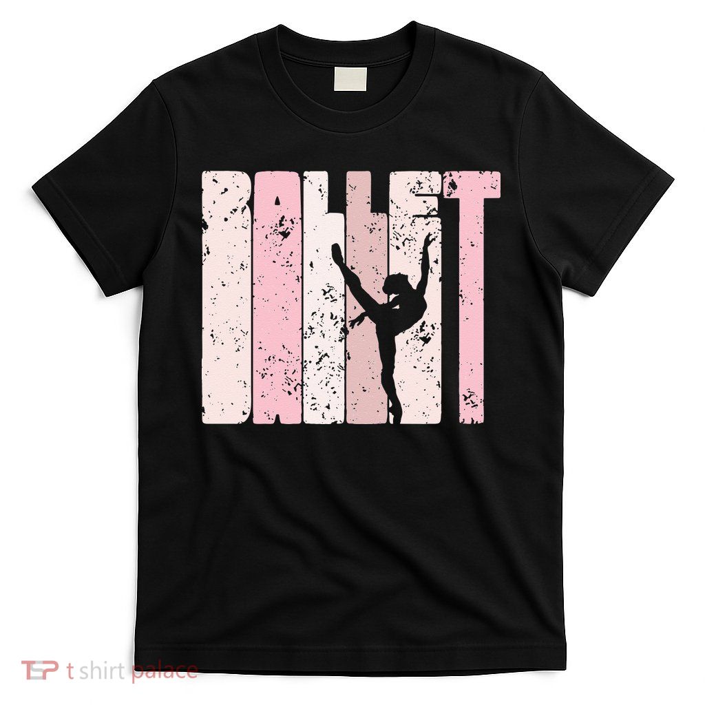 Ballet Gift For N Girl Silhouette Girl Ballet Dance T-Shirt