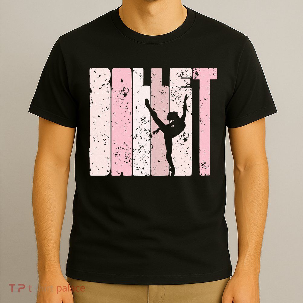 Ballet Gift For N Girl Silhouette Girl Ballet Dance T-Shirt