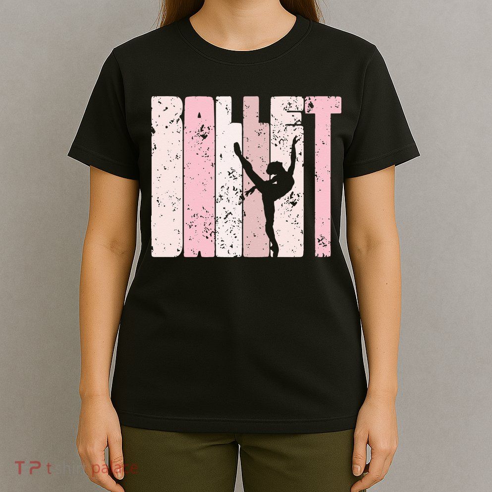 Ballet Gift For N Girl Silhouette Girl Ballet Dance T-Shirt