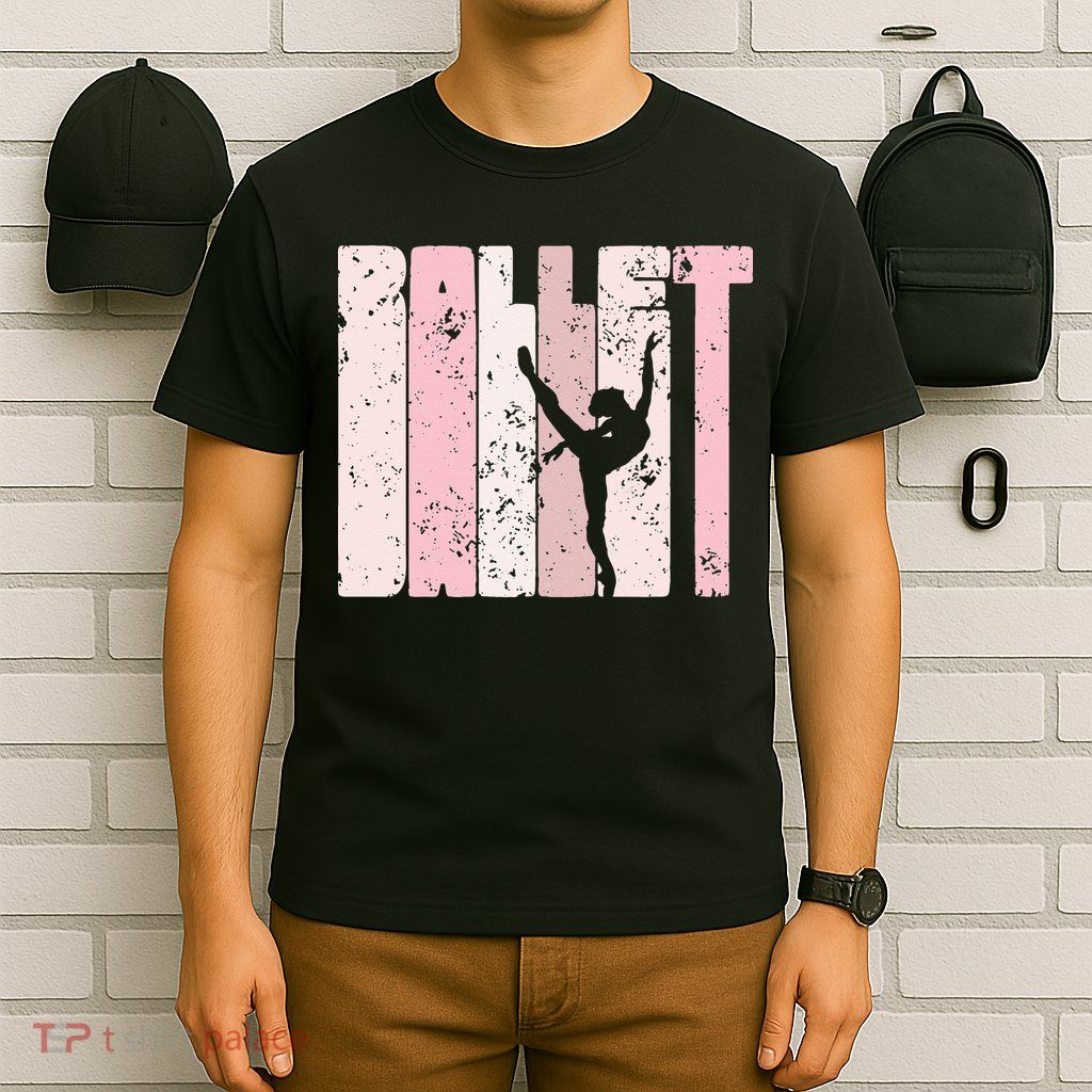 Ballet Gift For N Girl Silhouette Girl Ballet Dance T-Shirt