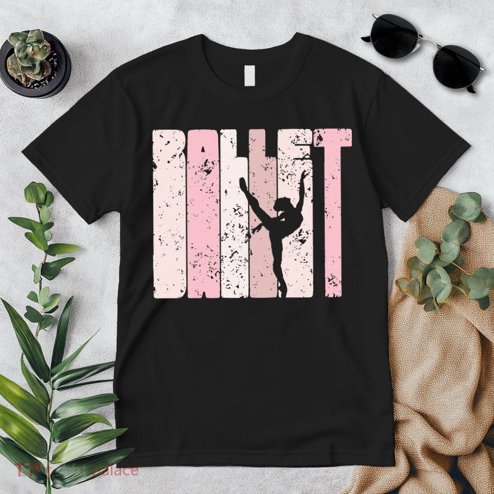 Ballet Gift For N Girl Silhouette Girl Ballet Dance Premium T-Shirt