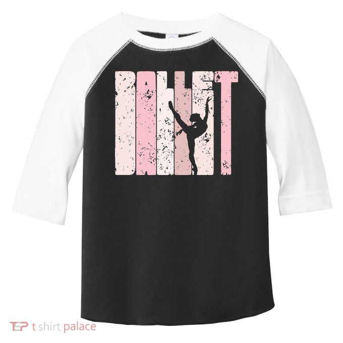 Ballet Gift For N Girl Silhouette Girl Ballet Dance Toddler Fine Jersey T-Shirt
