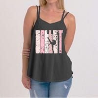 Ballet Gift For N Girl Silhouette Girl Ballet Dance Women's Strappy Tank