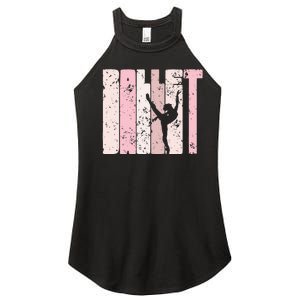 Ballet Gift For N Girl Silhouette Girl Ballet Dance Women’s Perfect Tri Rocker Tank