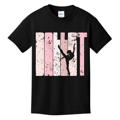 Ballet Gift For N Girl Silhouette Girl Ballet Dance Kids T-Shirt
