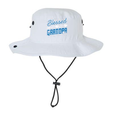 Blessed Grandpa Family Pop Pop Fathers Day Grandpa Gift Legacy Cool Fit Booney Bucket Hat