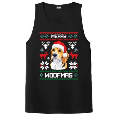 Beagle Gift For Merry Christmas Woofmas Clothes Ugly Cute Gift PosiCharge Competitor Tank